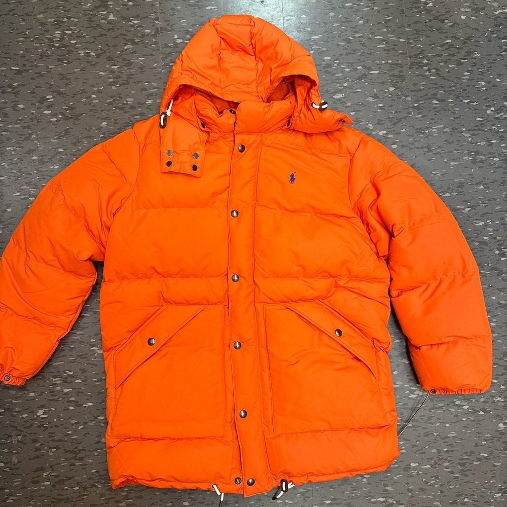 Polo by Ralph Lauren Orange Puffer Jacket